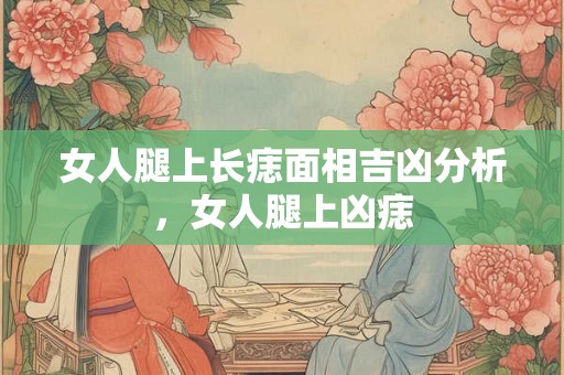 女人腿上长痣面相吉凶分析，女人腿上凶痣