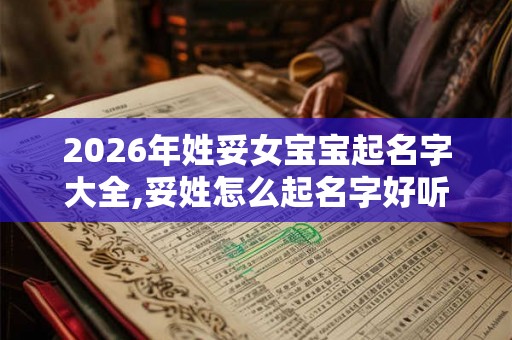2026年姓妥女宝宝起名字大全,妥姓怎么起名字好听？