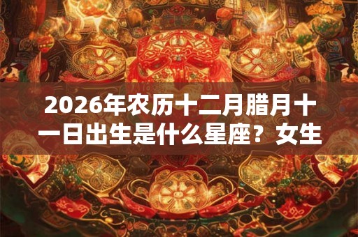 2026年农历十二月腊月十一日出生是什么星座？女生性格好吗？