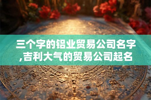 三个字的铝业贸易公司名字,吉利大气的贸易公司起名 三个字的铝业贸易公司名字,吉利大气的贸易公司起名