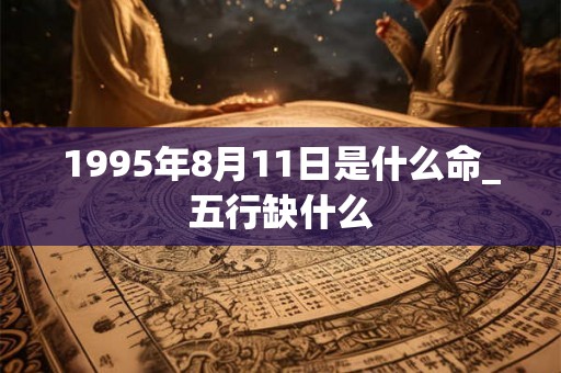 1995年8月11日是什么命_五行缺什么