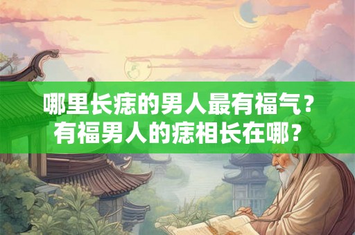 哪里长痣的男人最有福气?有福男人的痣相长在哪? 哪里长痣的男人最有福气?有福男人的痣相长在哪?