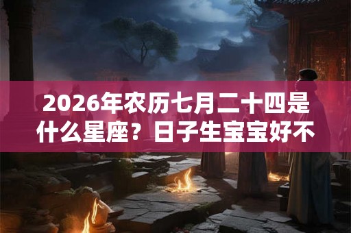 2026年农历七月二十四是什么星座？日子生宝宝好不好？