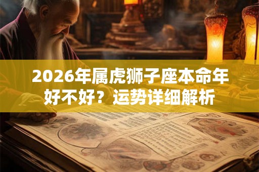 2026年属虎狮子座本命年好不好？运势详细解析