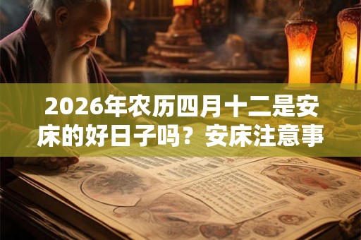 2026年农历四月十二是安床的好日子吗？安床注意事项