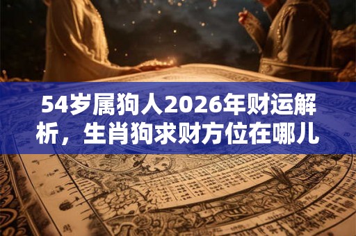 54岁属狗人2026年财运解析,生肖狗求财方位在哪儿 54岁属狗人2026年财运解析,生肖狗求财方位在哪儿