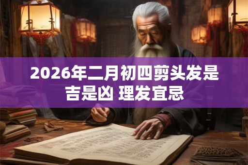 2026年二月初四剪头发是吉是凶 理发宜忌