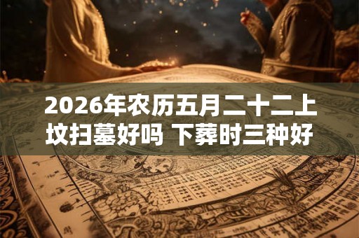 2026年农历五月二十二上坟扫墓好吗 下葬时三种好征兆
