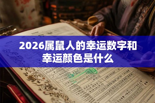 2026属鼠人的幸运数字和幸运颜色是什么