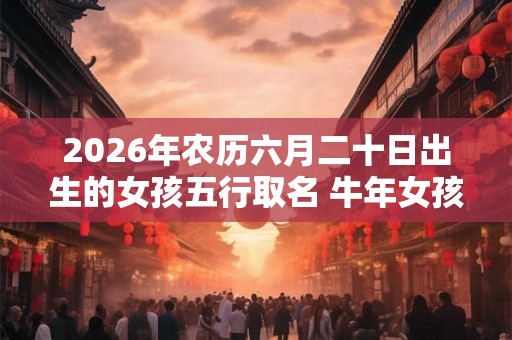 2026年农历六月二十日出生的女孩五行取名 牛年女孩最佳名字推荐