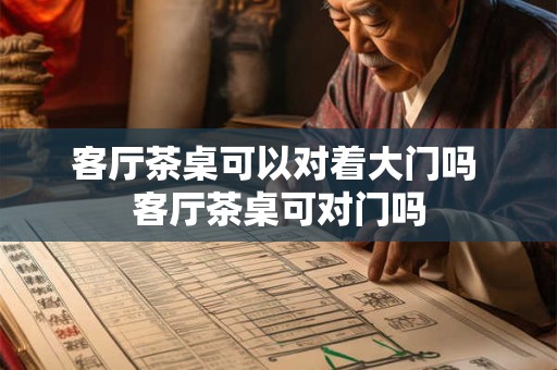 客厅茶桌可以对着大门吗 客厅茶桌可对门吗