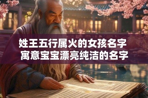 姓王五行属火的女孩名字 寓意宝宝漂亮纯洁的名字