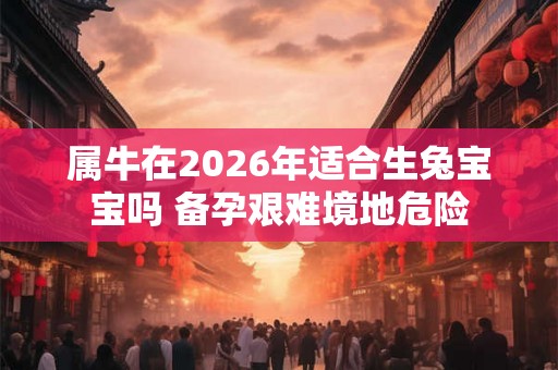 属牛在2026年适合生兔宝宝吗 备孕艰难境地危险 属牛在2026年适合生兔宝宝吗 备孕艰难境地危险