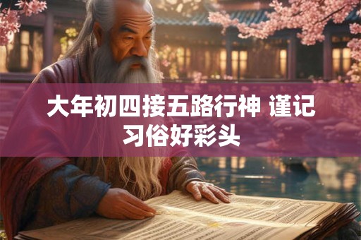 大年初四接五路行神 谨记习俗好彩头