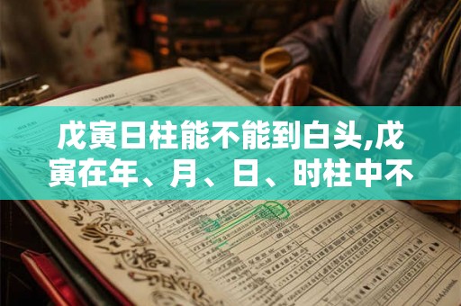 戊寅日柱能不能到白头,戊寅在年、月、日、时柱中不同组合