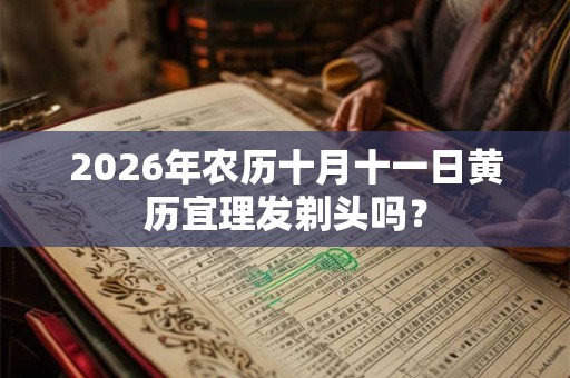 2026年农历十月十一日黄历宜理发剃头吗？