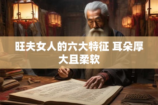 旺夫女人的六大特征 耳朵厚大且柔软