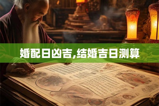 婚配日凶吉,结婚吉日测算