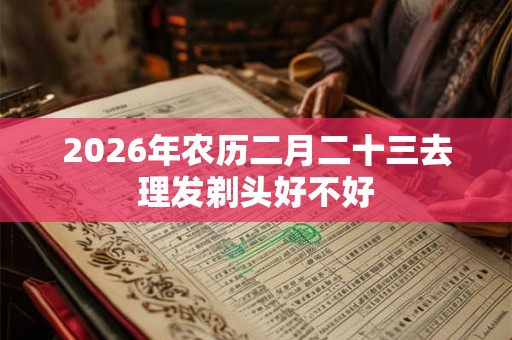 2026年农历二月二十三去理发剃头好不好