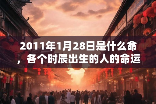 2011年1月28日是什么命,各个时辰出生的人的命运 2011年1月28日是什么命,各个时辰出生的人的命运