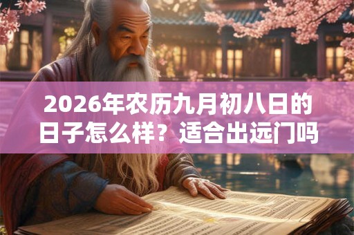 2026年农历九月初八日的日子怎么样？适合出远门吗？