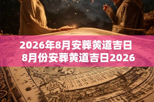2026年8月安葬黄道吉日  8月份安葬黄道吉日2026年