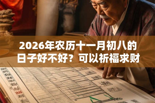 2026年农历十一月初八的日子好不好？可以祈福求财吗？