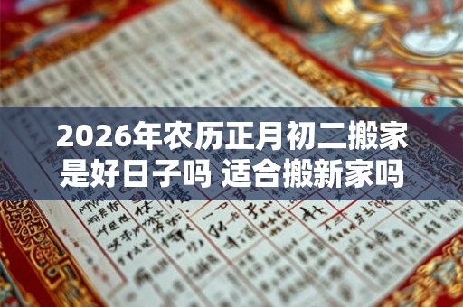 2026年农历正月初二搬家是好日子吗 适合搬新家吗