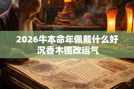 2026牛本命年佩戴什么好 沉香木镯改运气