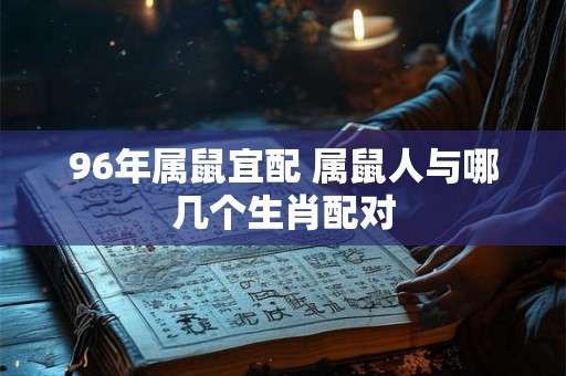 96年属鼠宜配 属鼠人与哪几个生肖配对