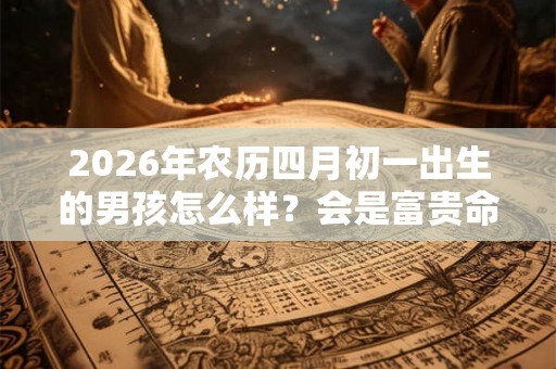 2026年农历四月初一出生的男孩怎么样?会是富贵命吗? 2026年农历四月初一出生的男孩怎么样?会是富贵命吗?