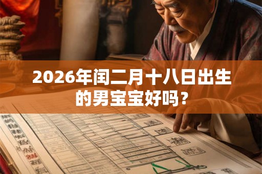 2026年闰二月十八日出生的男宝宝好吗? 2026年闰二月十八日出生的男宝宝好吗?