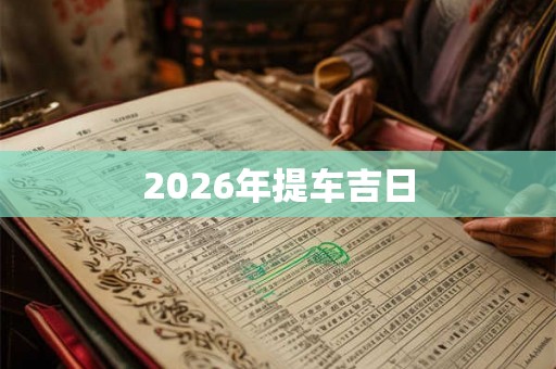 2026年提车吉日