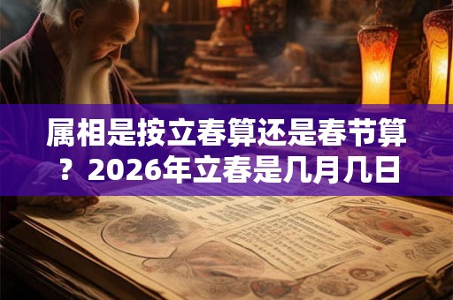 属相是按立春算还是春节算?2026年立春是几月几日? 属相是按立春算还是春节算?2026年立春是几月几日?