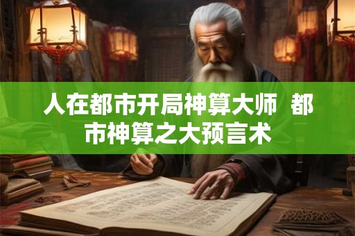 人在都市开局神算大师  都市神算之大预言术
