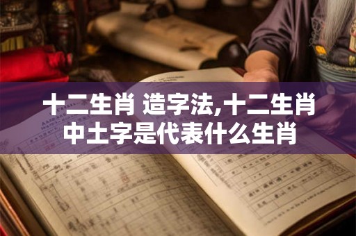十二生肖 造字法,十二生肖中土字是代表什么生肖