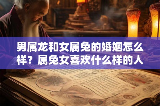 男属龙和女属兔的婚姻怎么样？属兔女喜欢什么样的人当对象？