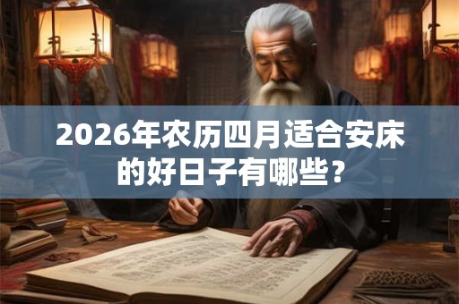 2026年农历四月适合安床的好日子有哪些？