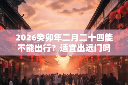 2026癸卯年二月二十四能不能出行？适宜出远门吗