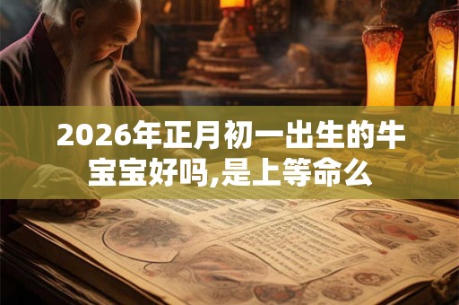 2026年正月初一出生的牛宝宝好吗,是上等命么 2026年正月初一出生的牛宝宝好吗,是上等命么