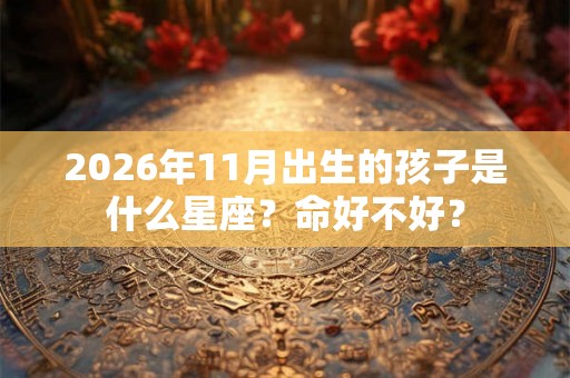 2026年11月出生的孩子是什么星座？命好不好？