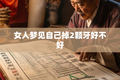 女人梦见自己掉2颗牙好不好