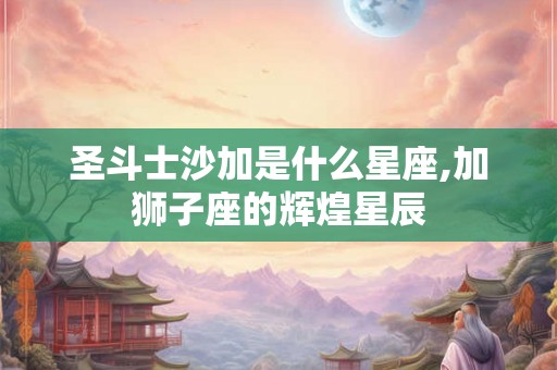 圣斗士沙加是什么星座,加狮子座的辉煌星辰 圣斗士沙加是什么星座,加狮子座的辉煌星辰