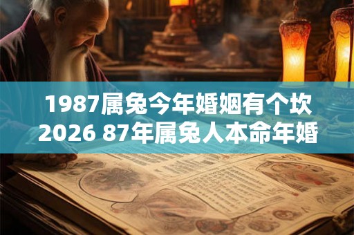 1987属兔今年婚姻有个坎2026 87年属兔人本命年婚姻运势