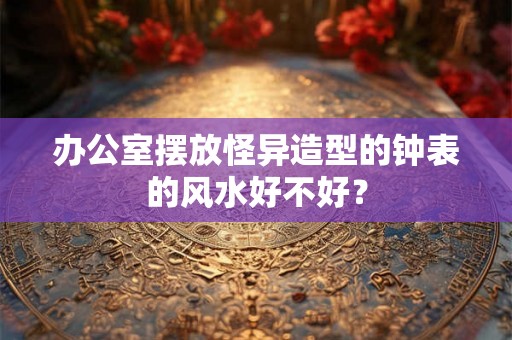 办公室摆放怪异造型的钟表的风水好不好？