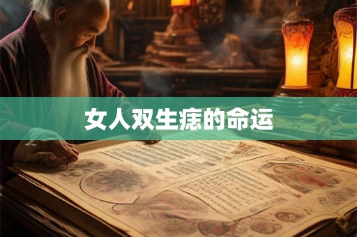 女人双生痣的命运