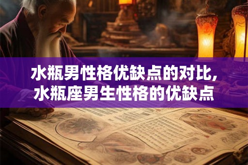 水瓶男性格优缺点的对比,水瓶座男生性格的优缺点