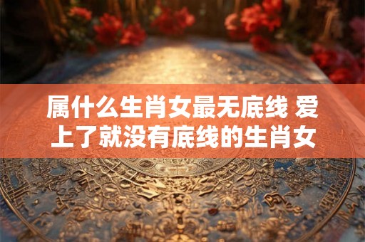 属什么生肖女最无底线 爱上了就没有底线的生肖女 属什么生肖女最无底线 爱上了就没有底线的生肖女
