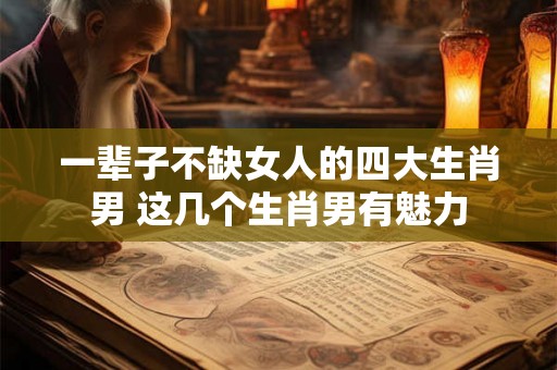 一辈子不缺女人的四大生肖男 这几个生肖男有魅力
