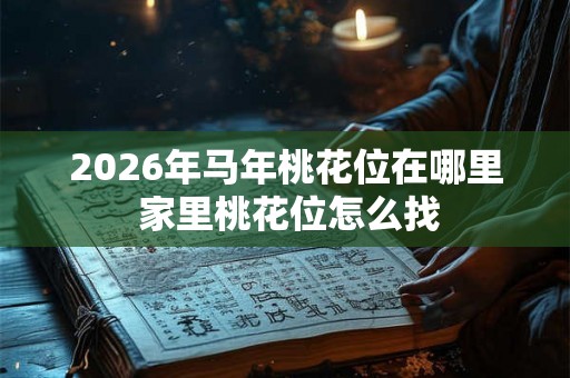 2026年马年桃花位在哪里 家里桃花位怎么找